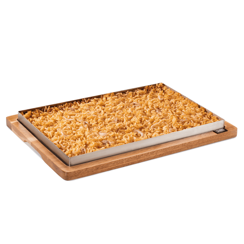 Pack of 6 sheet pan with wooden tray Pack of 6 sheet pan with wooden tray