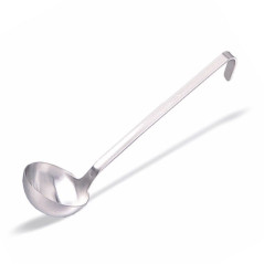 Cucharón monobloc de acero inoxidable con mango corto