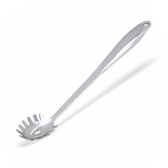 Monobloc stainless steel spaghetti spoon for buffet