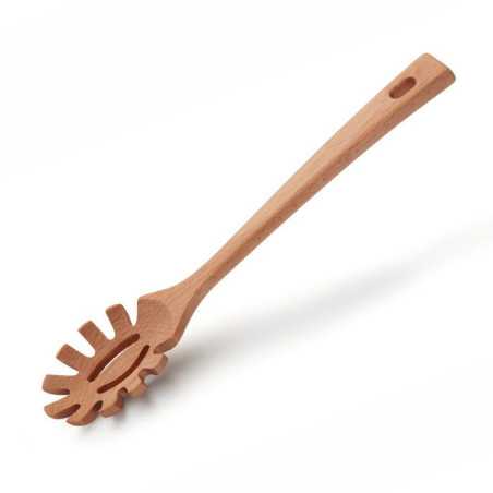 Cuillère à spaghetti en bois pour buffet