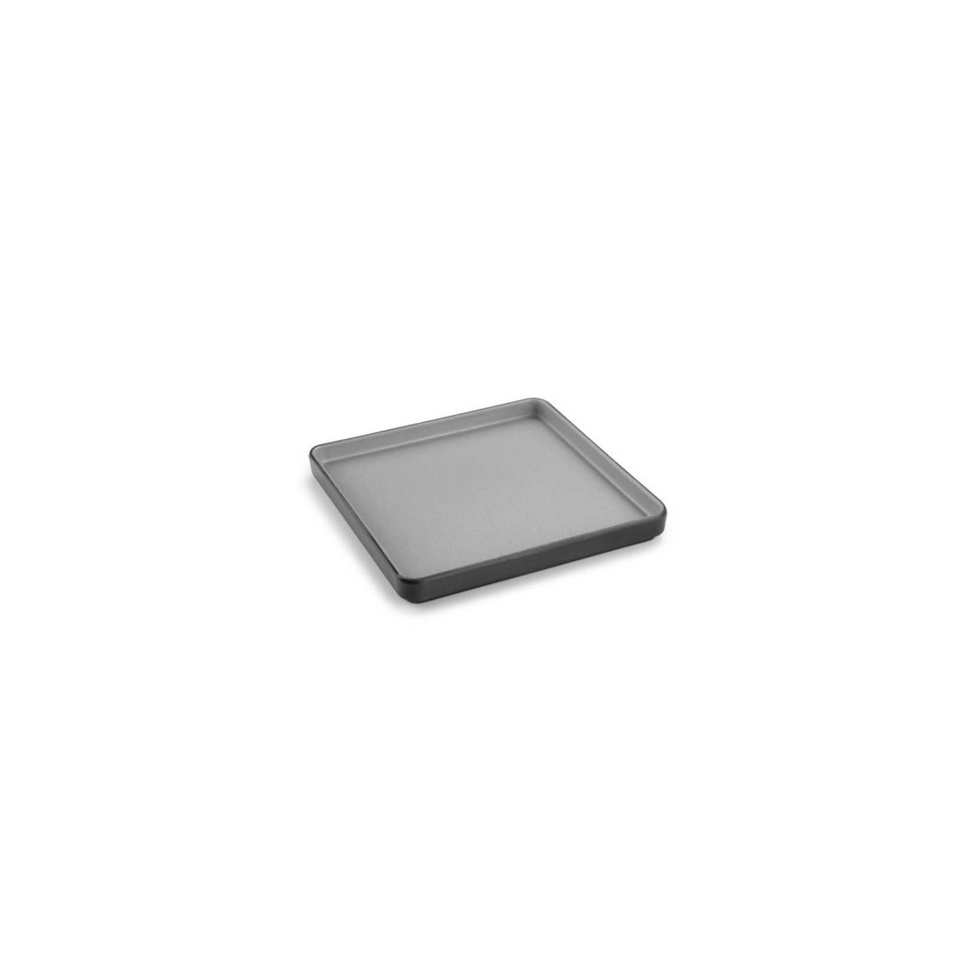 Square plates "Gray Soul"