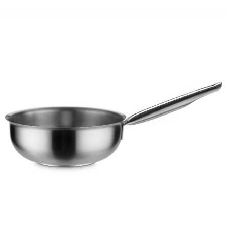 Professional stainless steel pumped saucepan