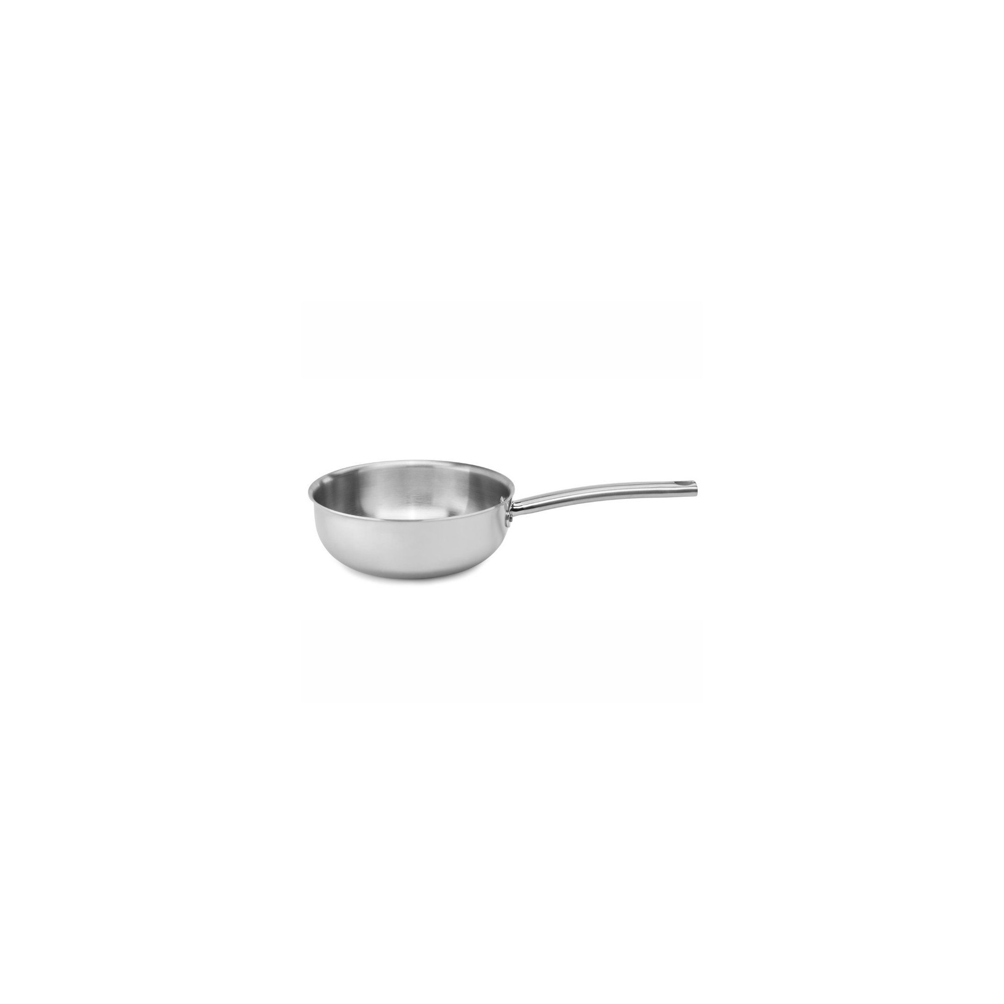 Professional multimetal rounded saucepan