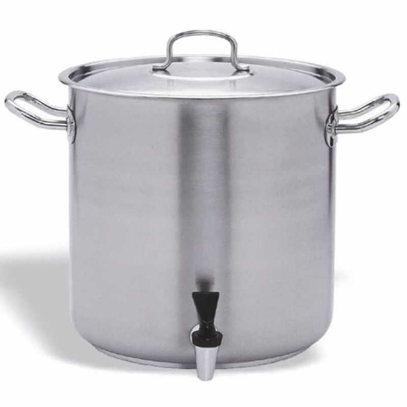 Olles amb aixeta d'acer inoxidable amb tapa