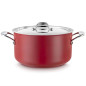 High colored gourmet stainless steel sauce pot with lid High colored gourmet stainless steel sauce pot with lid