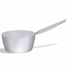 Casserole bombée professionnelle en aluminium