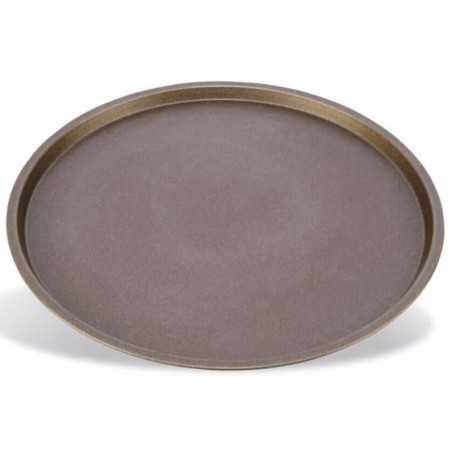 Bandeja honda para pizza antiadherente