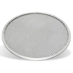 Plaque à Pizza En Maille D'Aluminium Anti-Adhésive – Diamètre 25,4 Cm, Avec Trous Pour Une Cuisson Croustillante Comme Au Restaurant