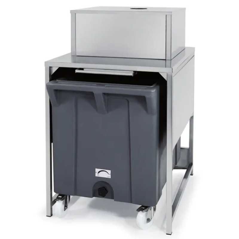 Réservoir avec chariot pour machines à glace BREMA 108 kg