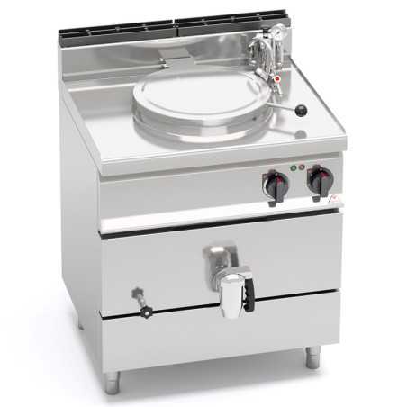 Marmita elèctrica BERTO's d'escalfament indirecte de 50 litres