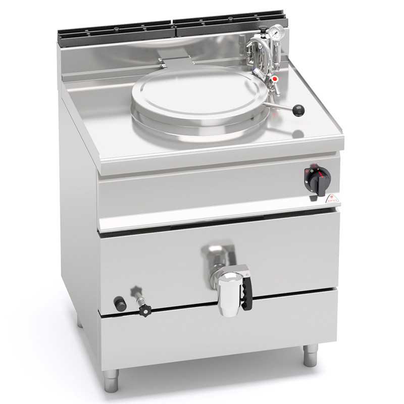 Bouilloire à gaz BERTO à chauffage indirect de 50 litres