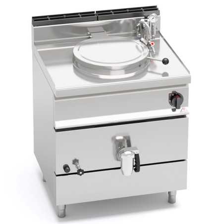 Marmita de gas BERTO's d'escalfament indirecte de 50 litres