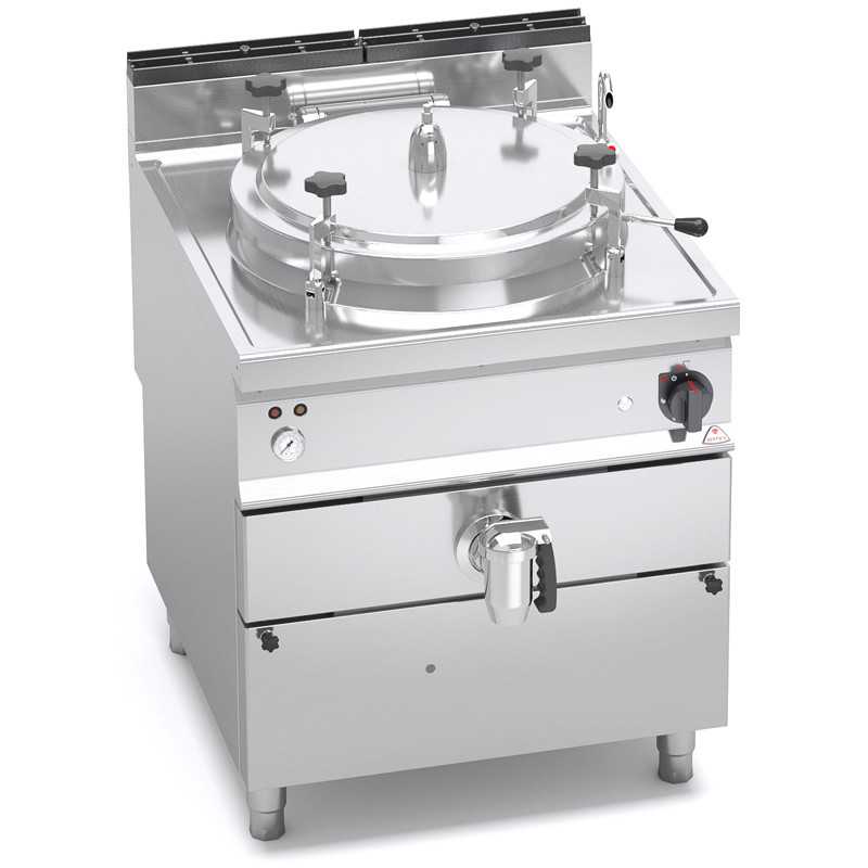 Marmita a gas autoclave BERTO's 900 de calentamiento indirecto Marmita a gas autoclave BERTO's 900 de calentamiento indirecto