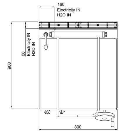 Poêle basculante électrique 80 litres