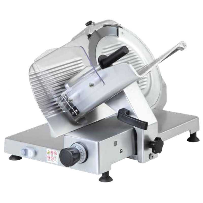 Cortadora de fiambres industrial 350 con transmisión por engranaje
