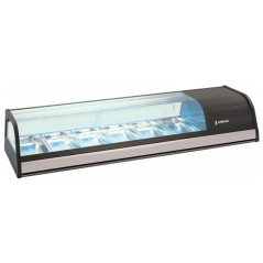 Vitrina de tapas refrigerada 6 bandejas GN 1/3