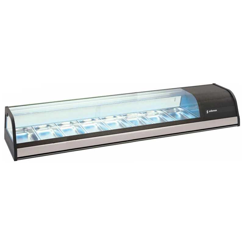 Vitrina de tapes refrigerada 8 safates GN 1/3 Vitrina de tapes refrigerada 8 safates GN 1/3