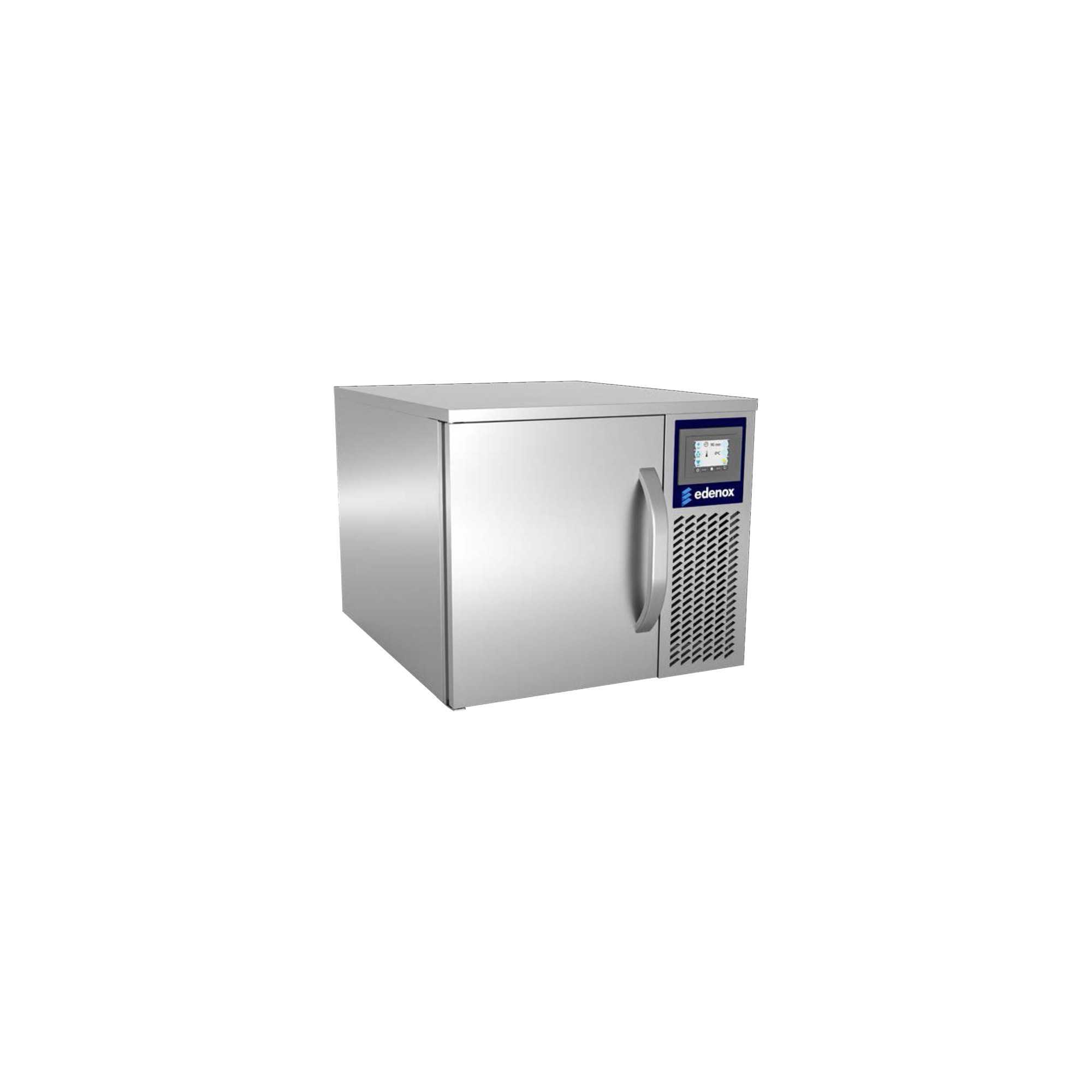 Digital compact blast chiller - freezer with 3 trays GN 1/1