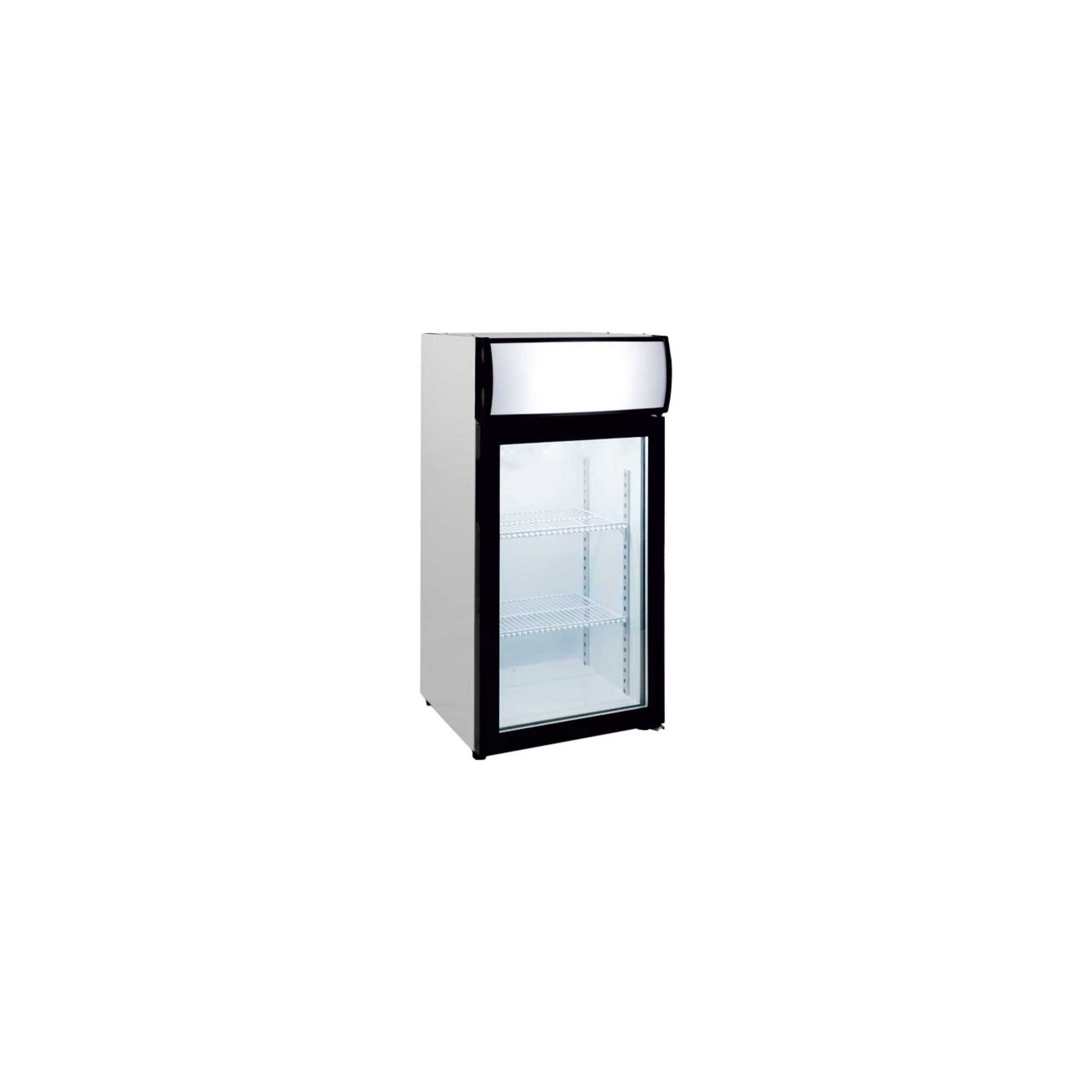 Expositor congelador 80 litres de sobretaula