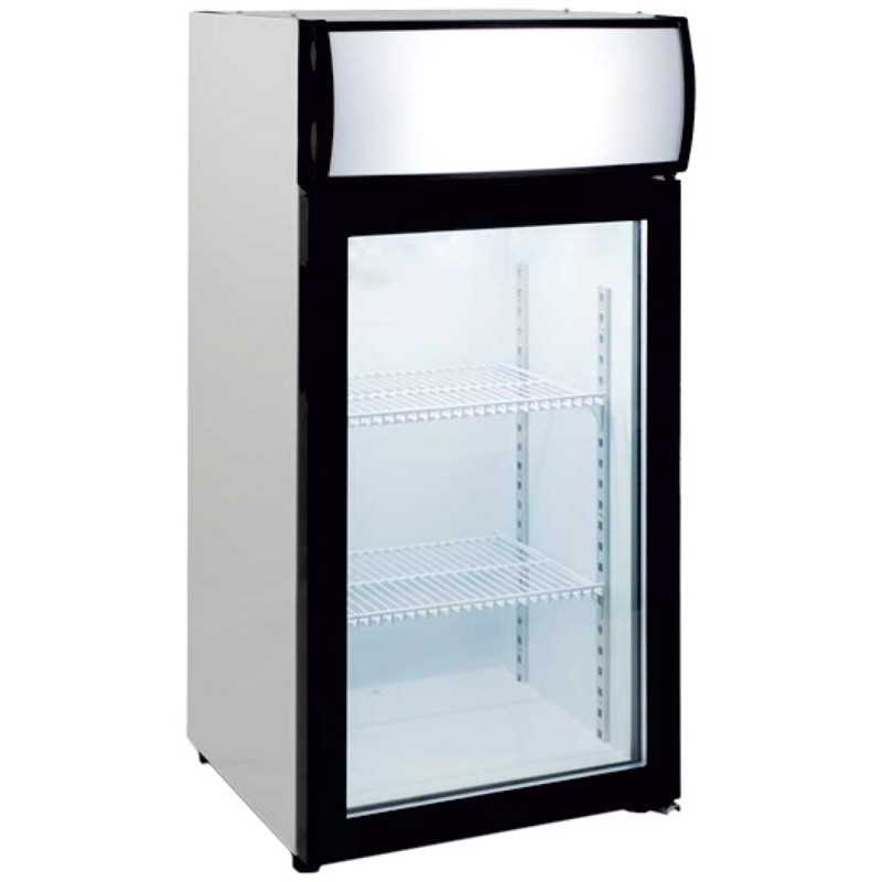 Expositor congelador 80 litros de sobremesa