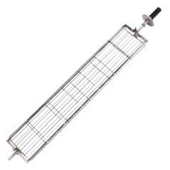 Épée de cage complète pour rôtisserie de poulet au feu de bois