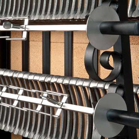 Complete sword of 5 chickens for wood-fired chicken rotisseries