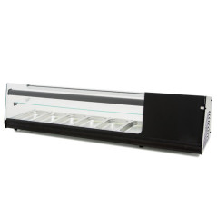 Vitrina de tapes refrigerada 6 safates GN 1/3 triple pis