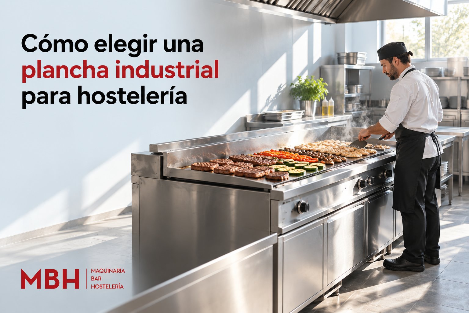 Cómo elegir una plancha industrial para hostelería